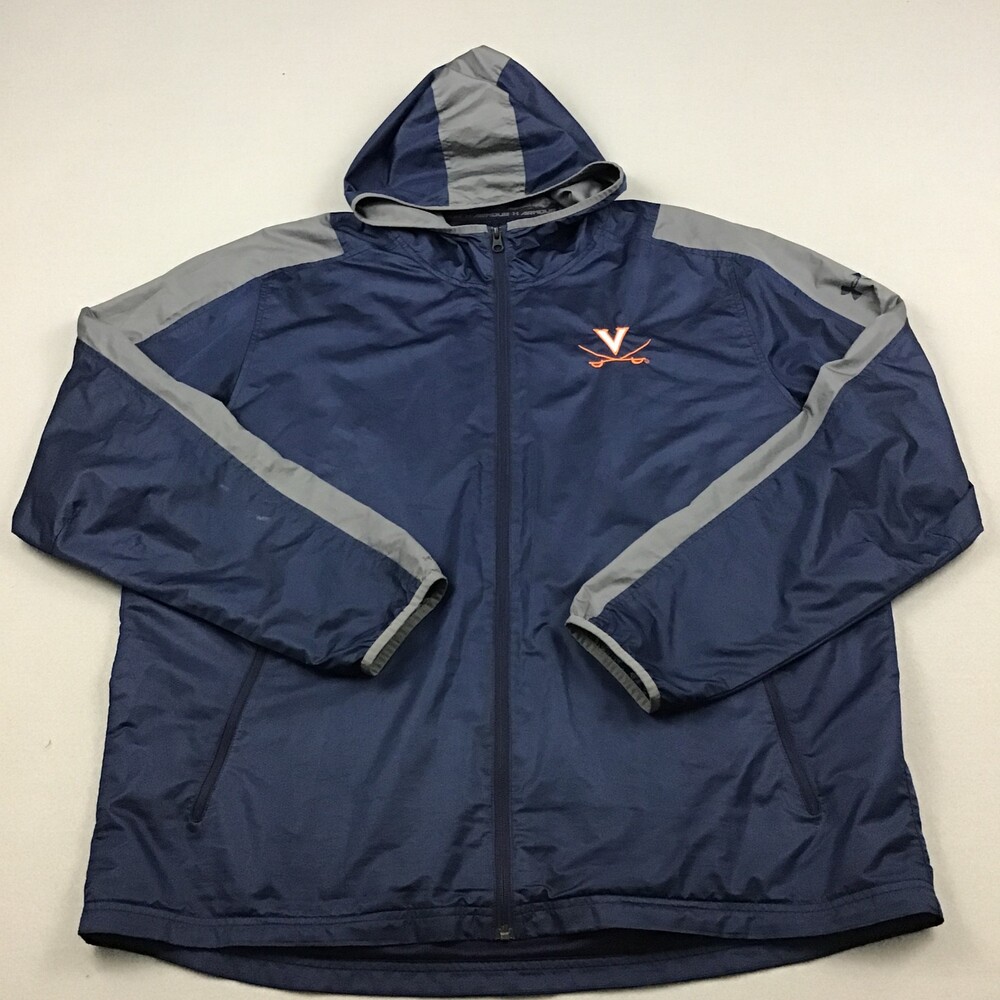 Virginia Cavaliers Jacket Men 3XL Blue Nike Under Armour Basketball NCAA XXXL *